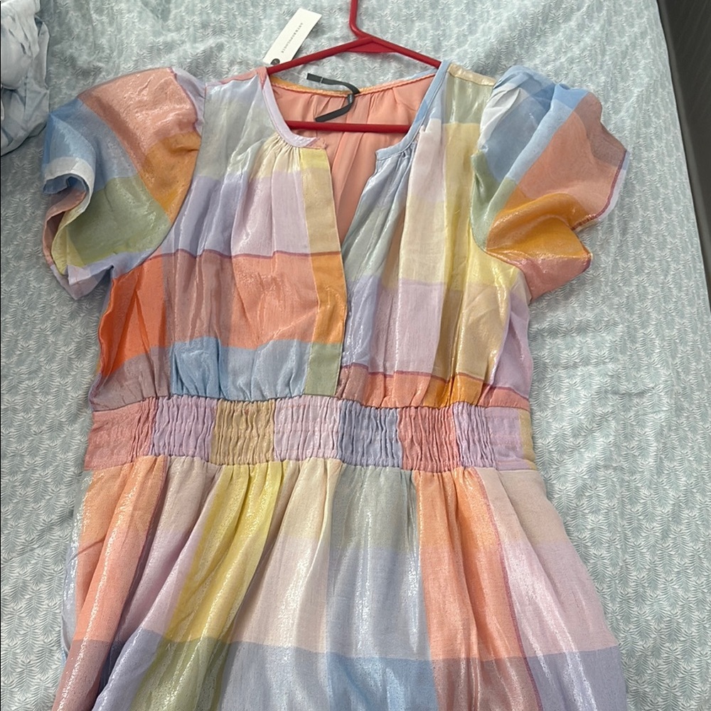 Anthropologie Multicolor Striped Dress
